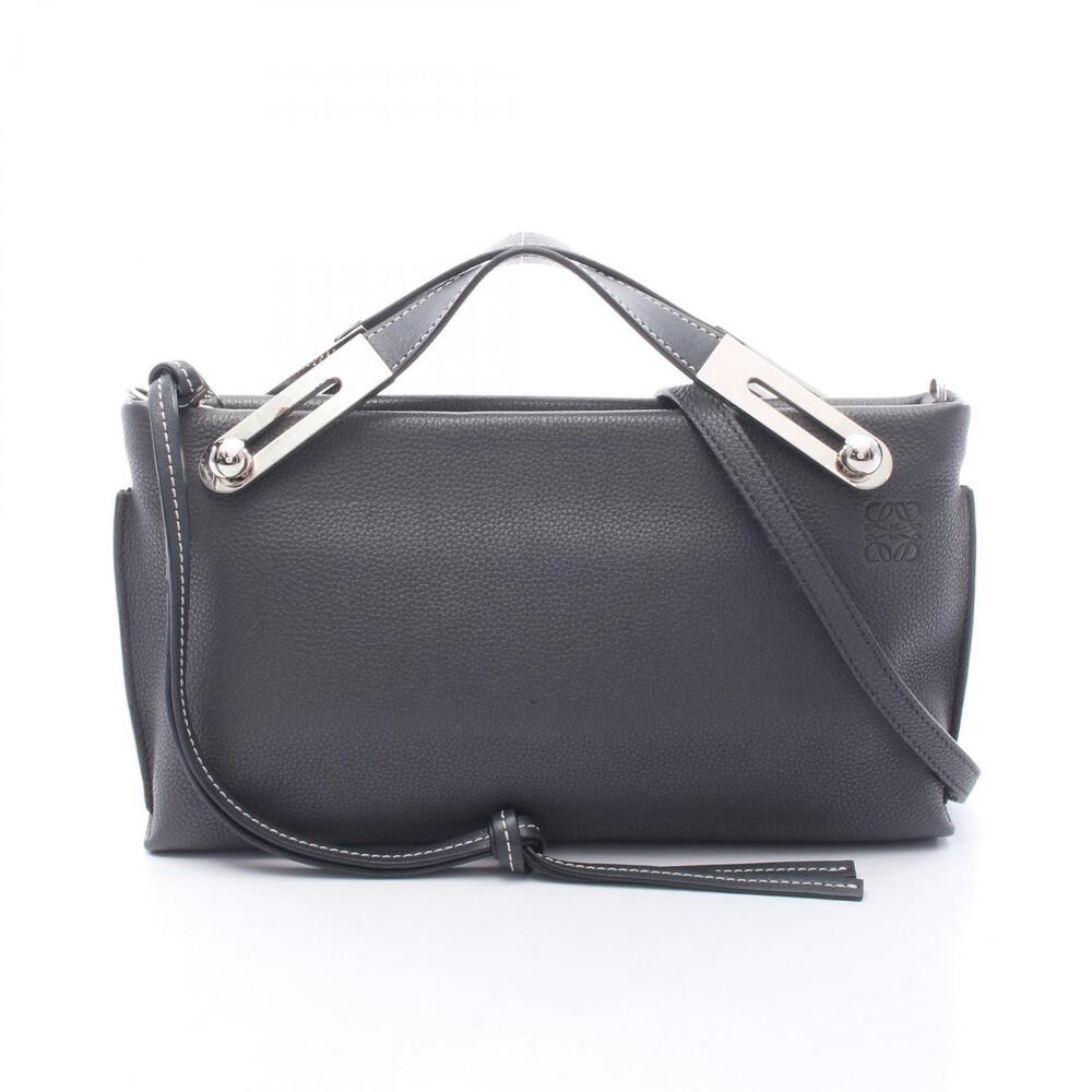 Loewe Missy Handbag Leather Gray